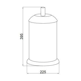 Ведро Boheme Murano золото 10914-G